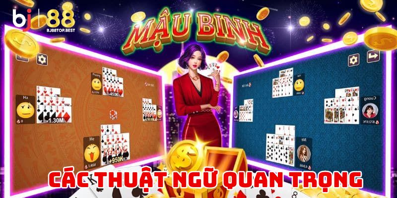 Các thuật ngữ quan trọng tại sảnh game bài mậu binh BJ88